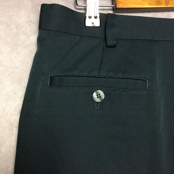 Nike Mens Golf Shorts size 36 Dark Blue Pleated Front Pockets Polyester - Picture 9 of 10
